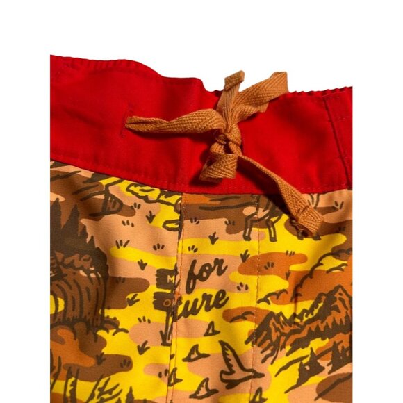 Magellan Outdoors Mens Fish‎ Gear Shorts S Shiner Bock Adventure Swim Trunks - Picture 5 of 9